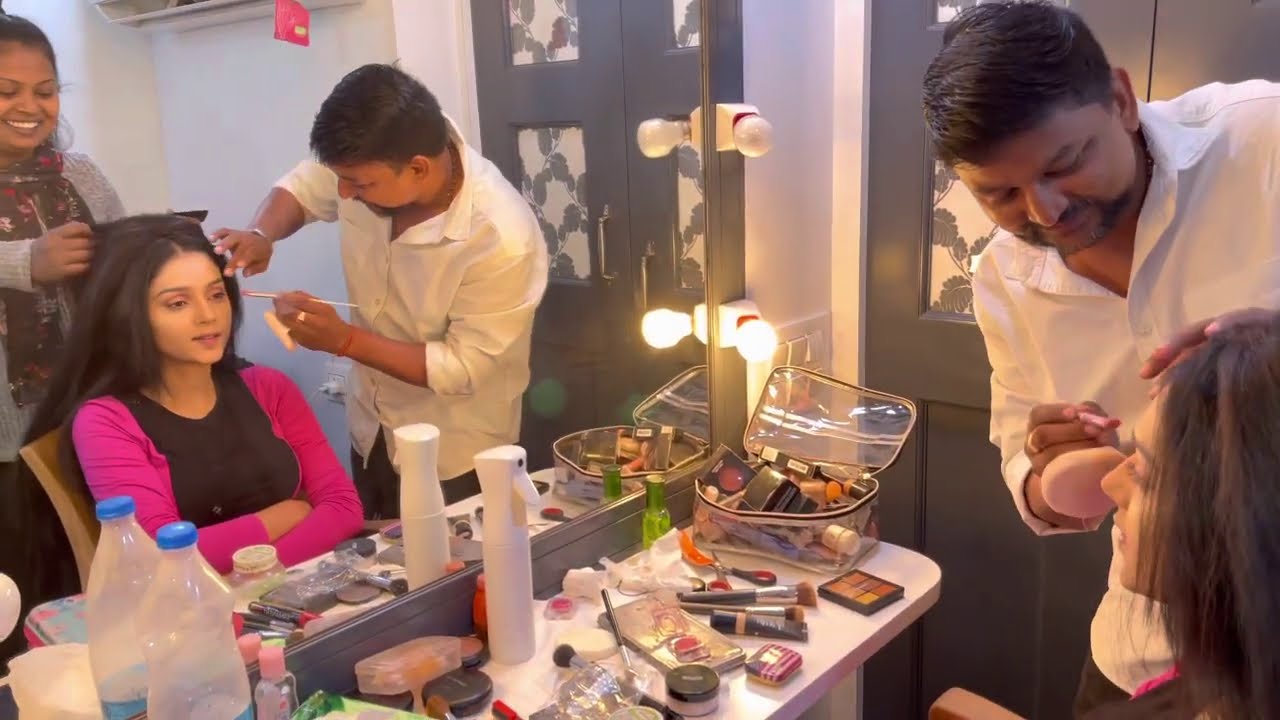Today Radharani makeover by darshan dada with Sumedh sweet sound special day for promo first segment