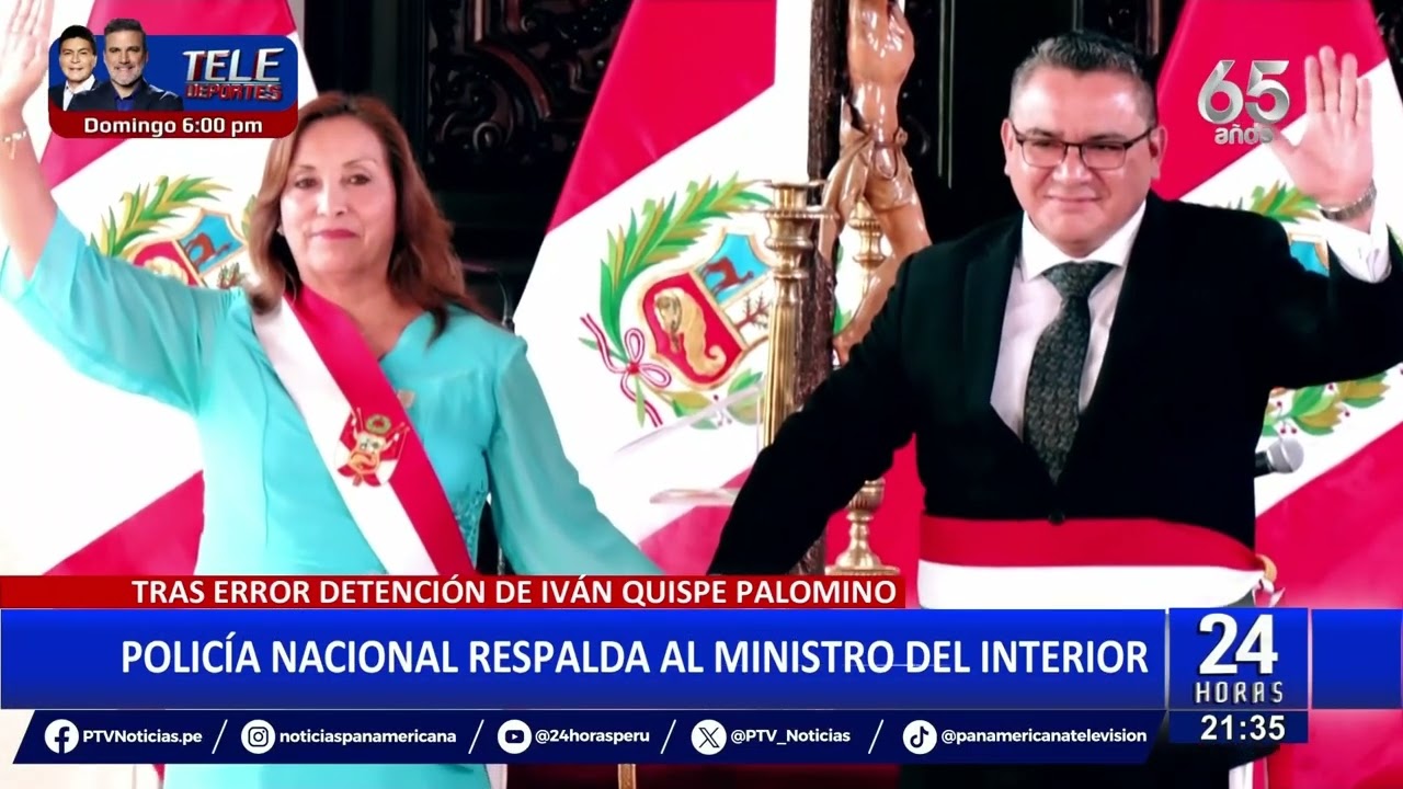 PNP explica confusión en detención de Iván Quispe Palomino