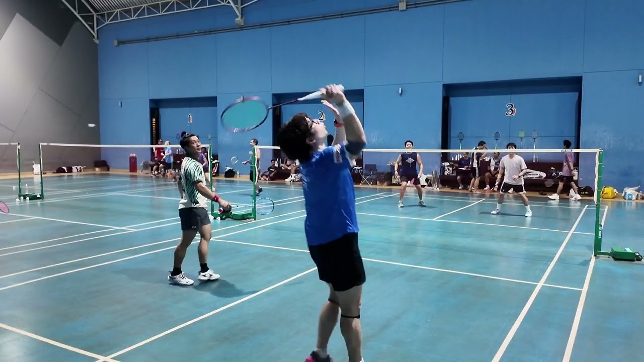 HappyBadminton  24/02/2026 -  02#ก๊วนแฮปปี้ #ตีแบด #แบดมินตัน 