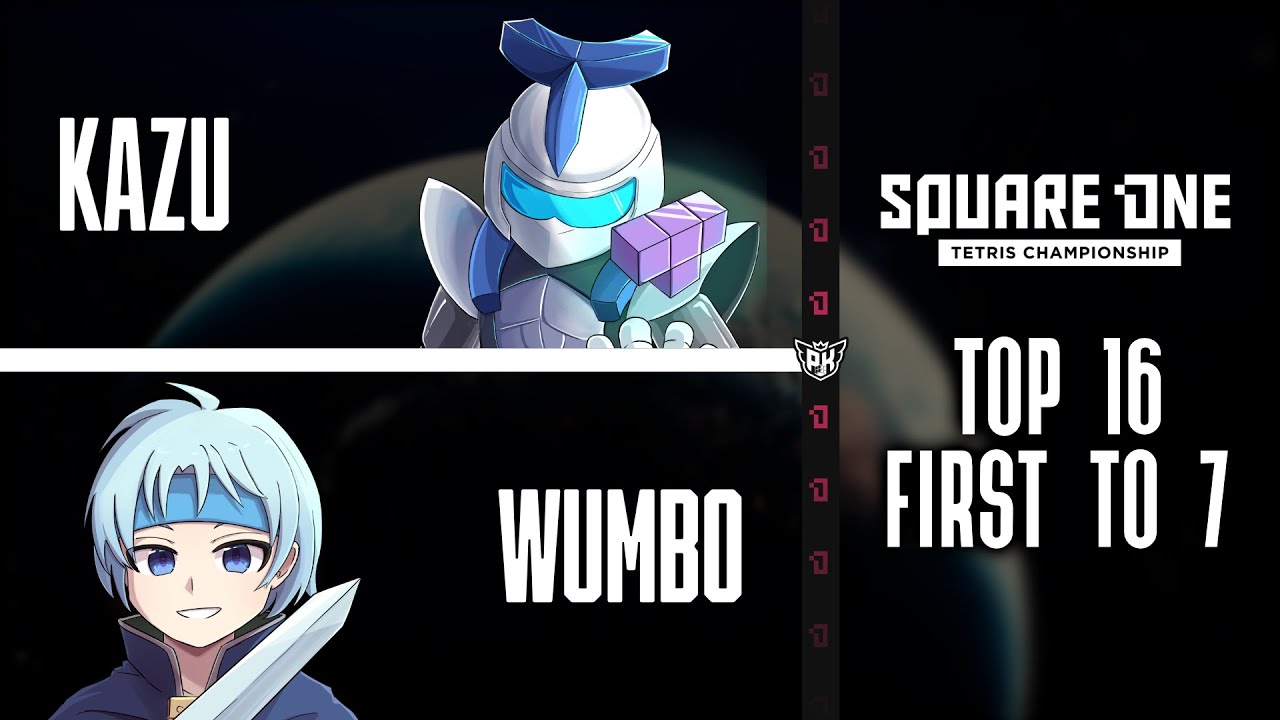 Kazu vs Wumbo - TOP 16 - Square One Tetris Championship 2023