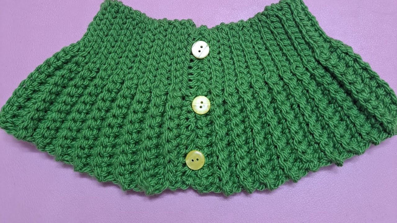 Crochet neck warmer        وارمر گردن قلاببافی