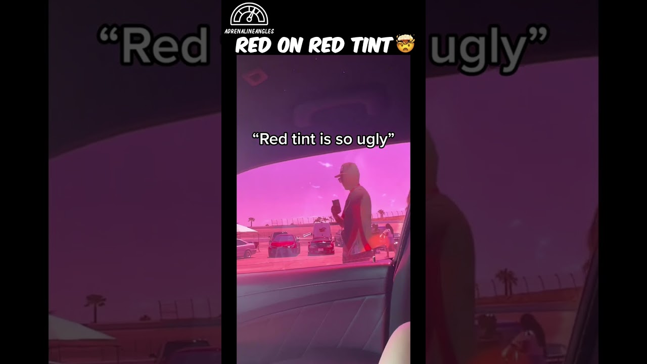 How cool is this red tint? 🔴🤔