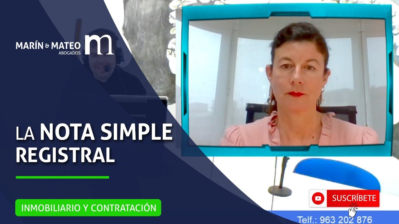 La nota simple registral