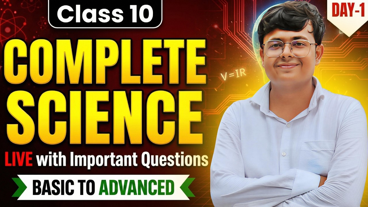 Class 10th Science - Complete Chemistry Most Important Questions🔥Full Revision|Raunak Yadav