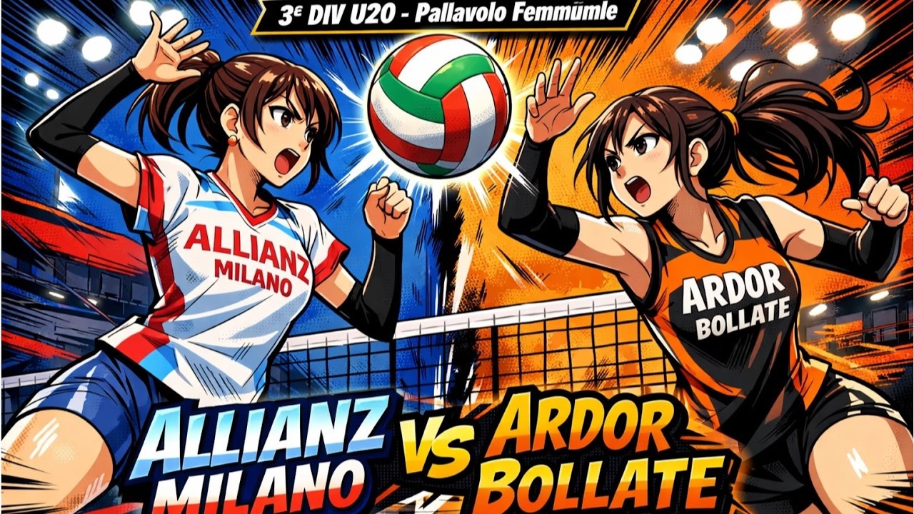 CAMPIONATO 3° Div. U20 Fipav - 2025/26  - 22.02- Allianz Milano vs Ardor Bollate - 0 - 3