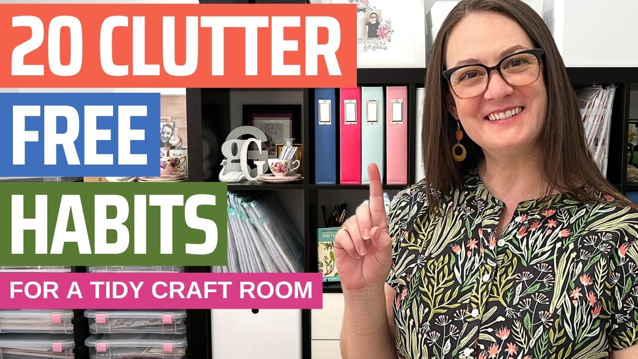 20 1-Minute Habits for a Clutter Free Craft Room in 2026 ✨