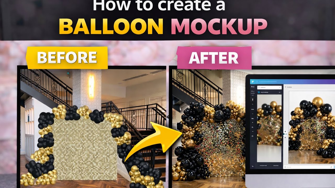 How to Create a Balloon Mock Up  - Live Replay 