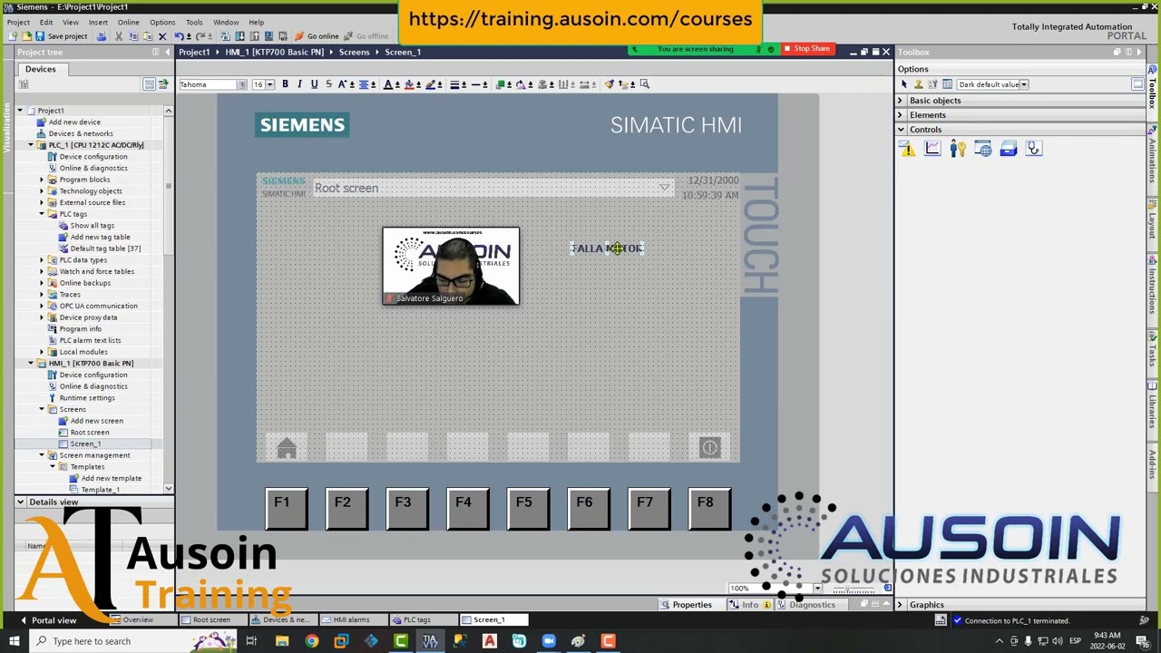TIA PORTAL TRAINING S7-1200 CLASE 19 :  Avisos tipo bit TIA PORTAL - Parte1