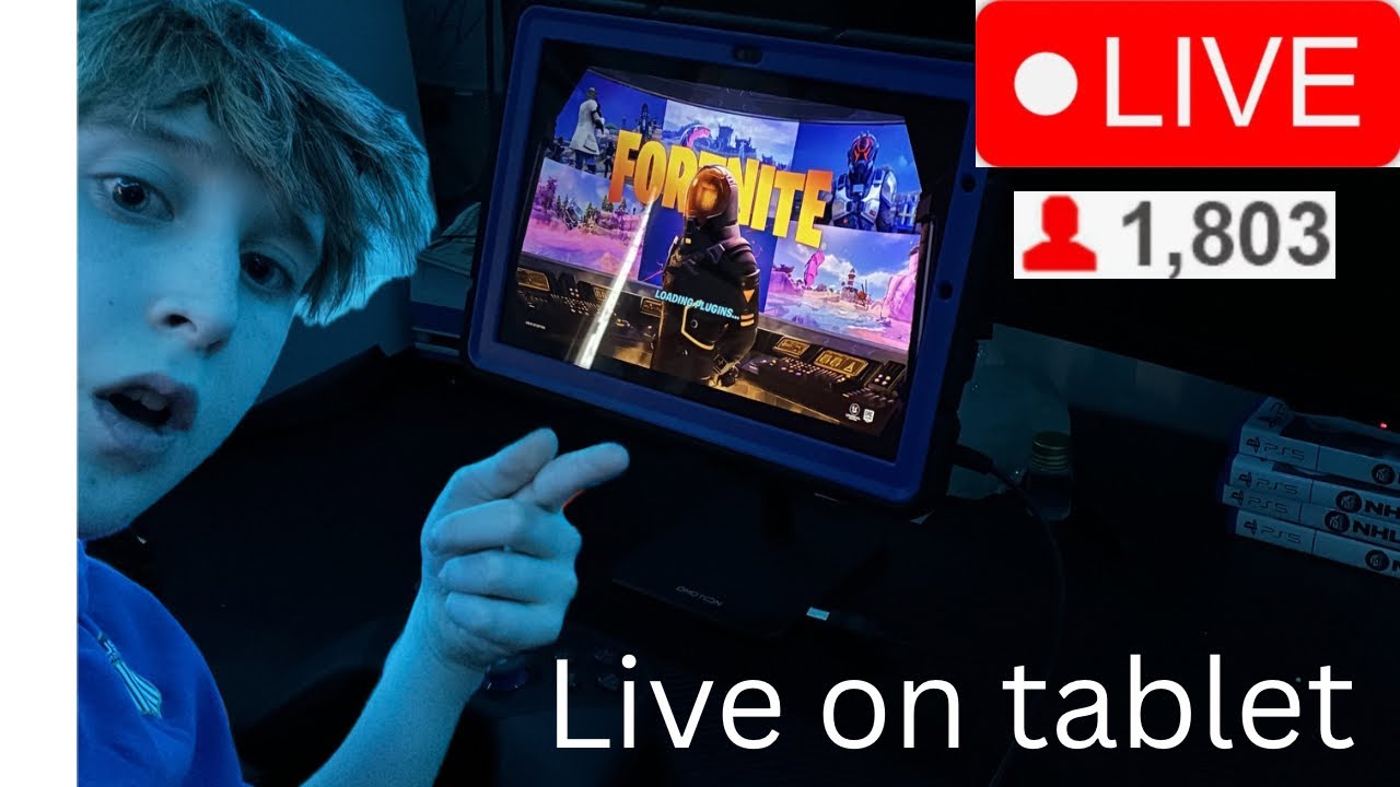 How to make a streaming setup with a Amazon tablet 