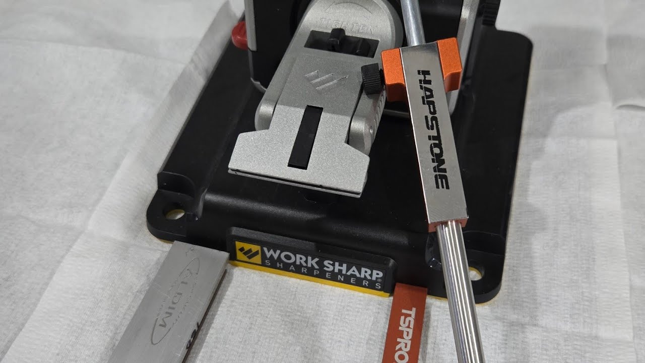 Work Sharp Pro Precision Adjust-Hapstone Universal Stone Holder- Install and Review