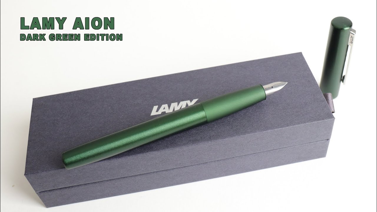 Lamy Aion Dark green special edition il pennino che fa la differenza