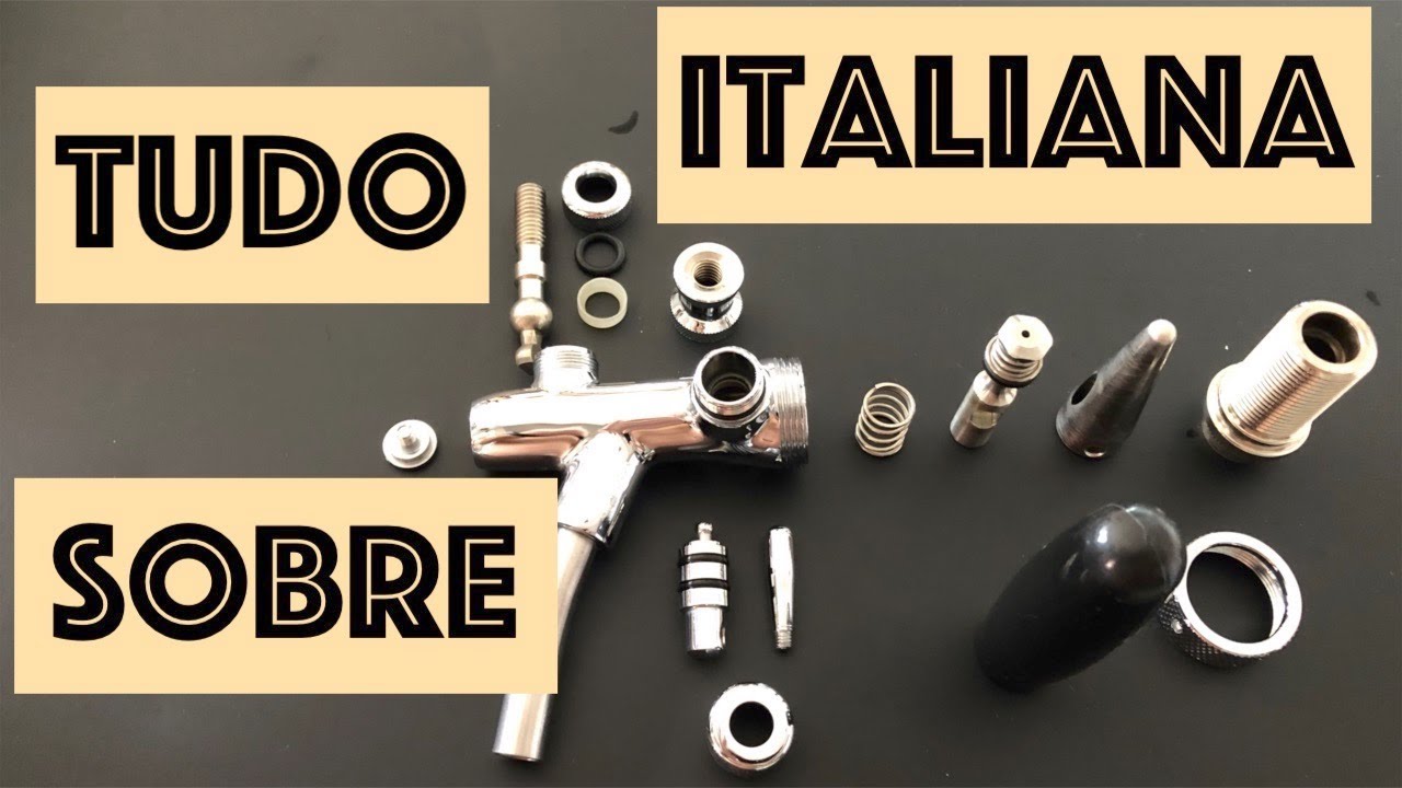 Como desmontar uma torneira italiana.