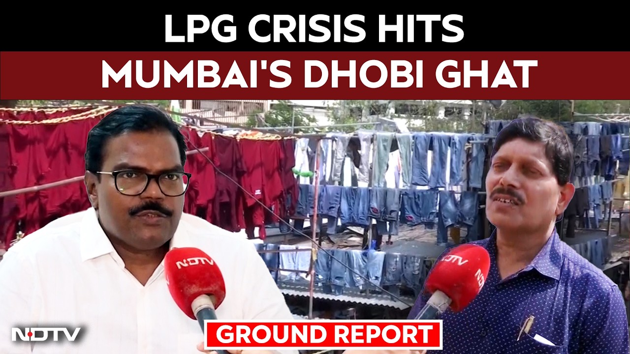 LPG News Today |  ShorLPG Crisis Hits Mumbai’s Dhobi Ghat, Laundry Workers Struggle
