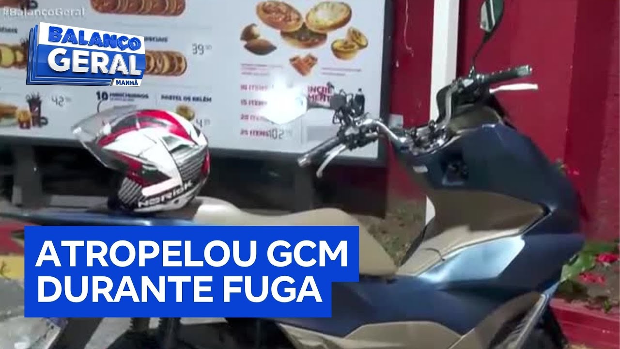 Motociclista atropela agente da GCM durante fuga na zona sul de São Paulo