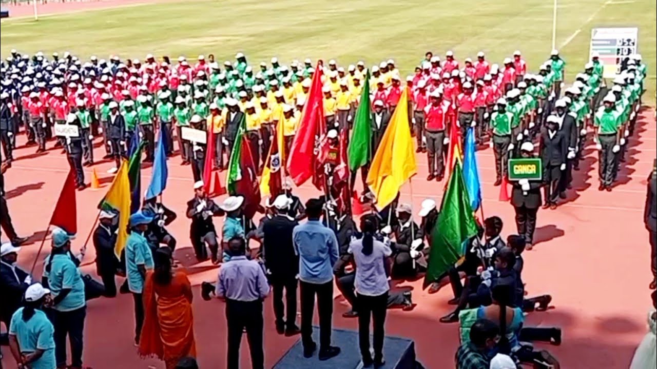DAV Group of Schools Chennai Mogappair & Gillnagar Sports Day 3.8.23 | March Past & Mass Drill