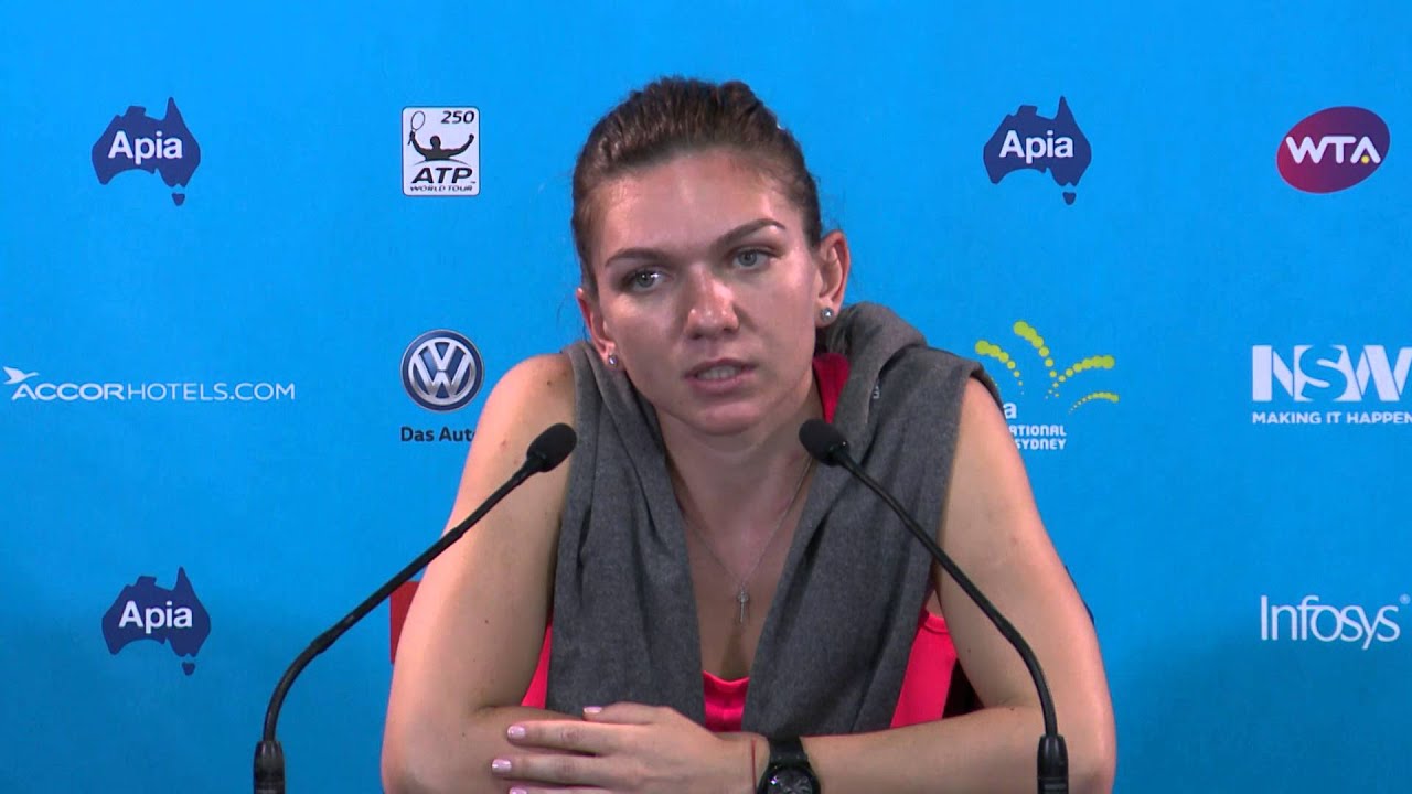 Simona Halep press conference