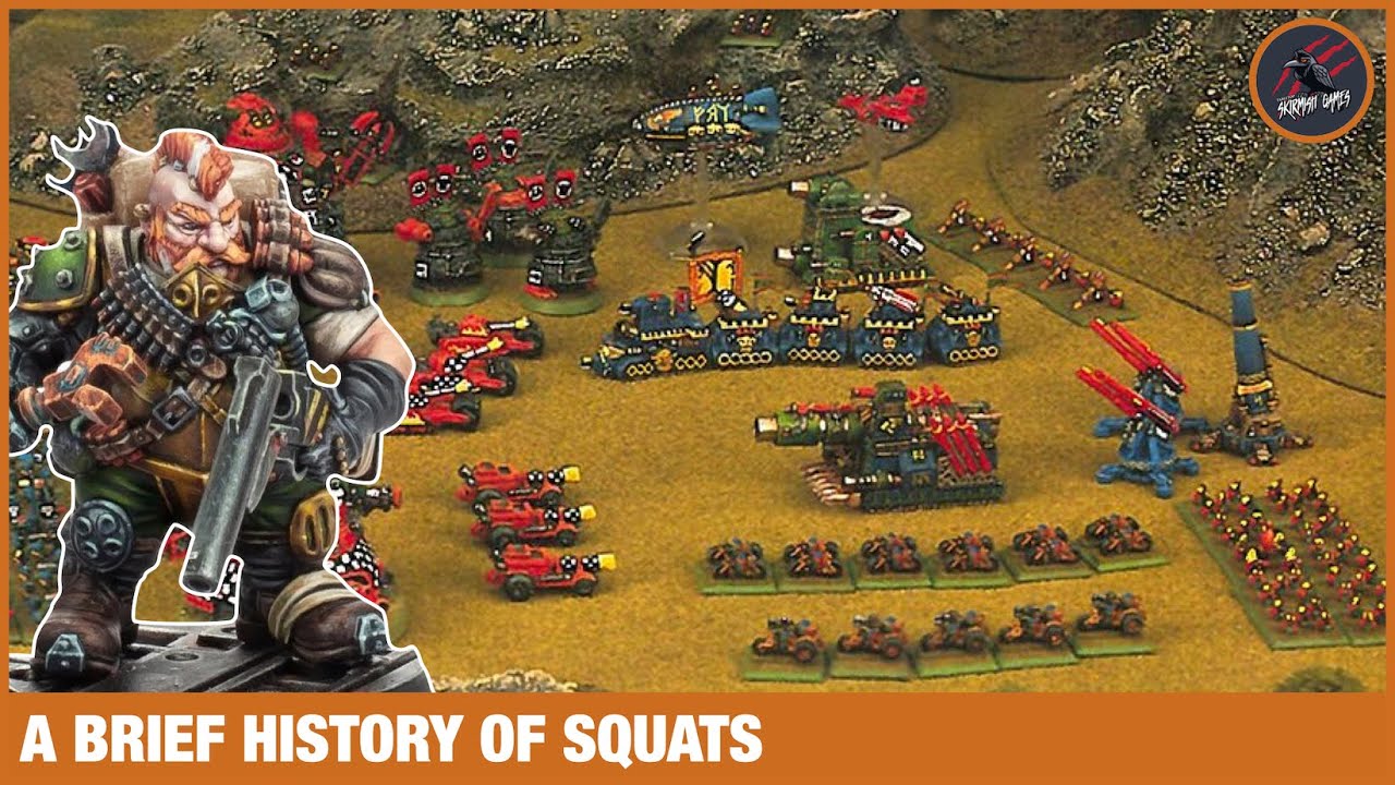 A BRIEF HISTORY OF SQUATS - How The Rogue Trader Space Dwarves Evolved To Leagues Of Votann