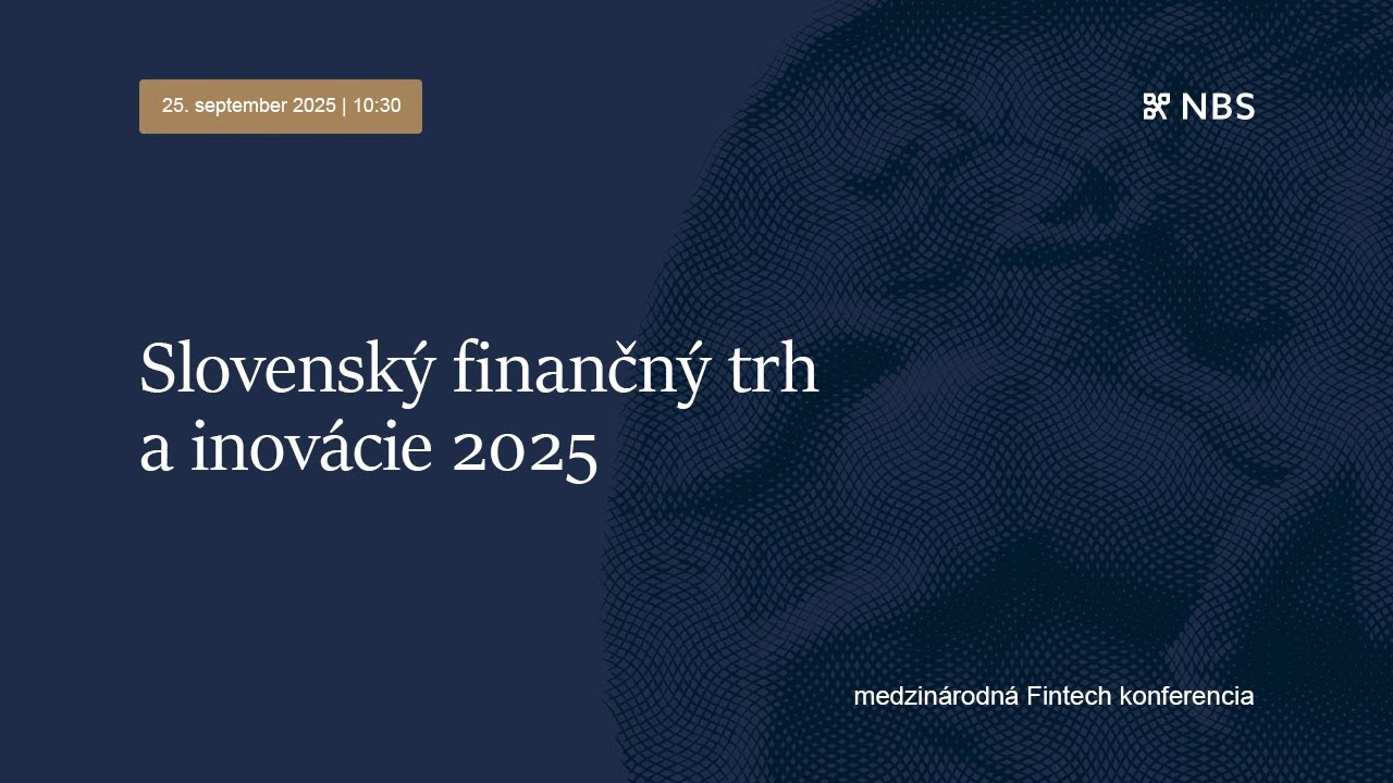Slovenský finančný trh a inovácie 2025