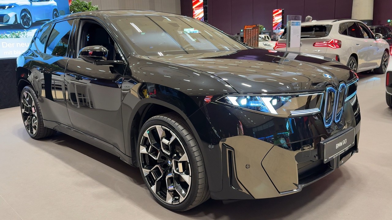 New BMW iX3 2026 SAPPHIRE Black Metallic - FIRST LOOK & visual REVIEW (M Sport Pro)