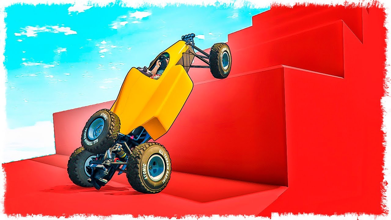 КАК ДАЛЕКО ЗАБЕРЕТСЯ МОНСТР??? ЛЕСТНИЦА В GTA ONLINE!!!