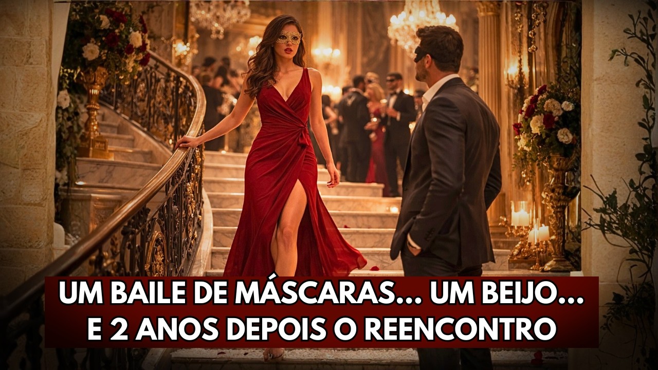 🎭 O Baile de Máscaras: Ela tropeçou e caiu nos braços de um homem... E 2 anos depois o reencontro...