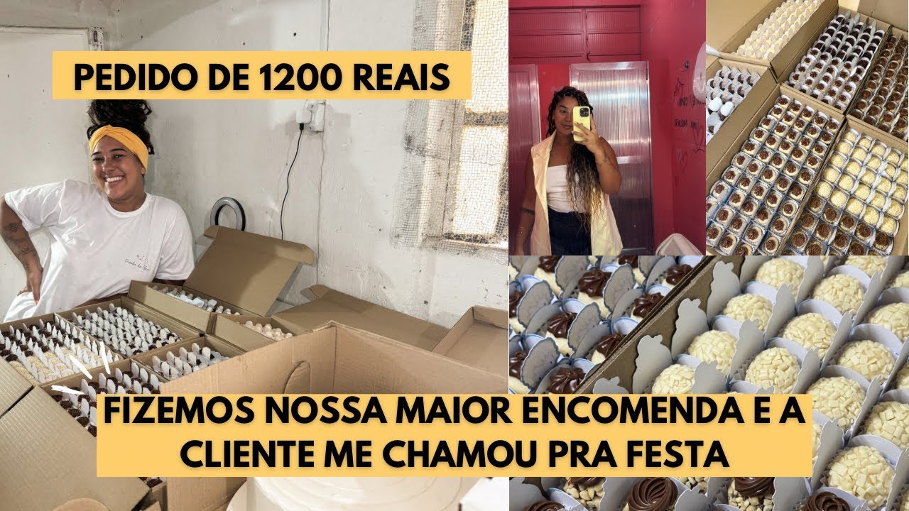 NOSSO MAIOR PEDIDO DE ENCOMENDA!!!! FIZEMOS UM ANIVERSÁRIO COMPLETO DE 1 ANO 