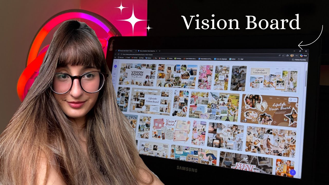 Manifeste sua vida dos sonhos criando seu Vision Board ✨🔮