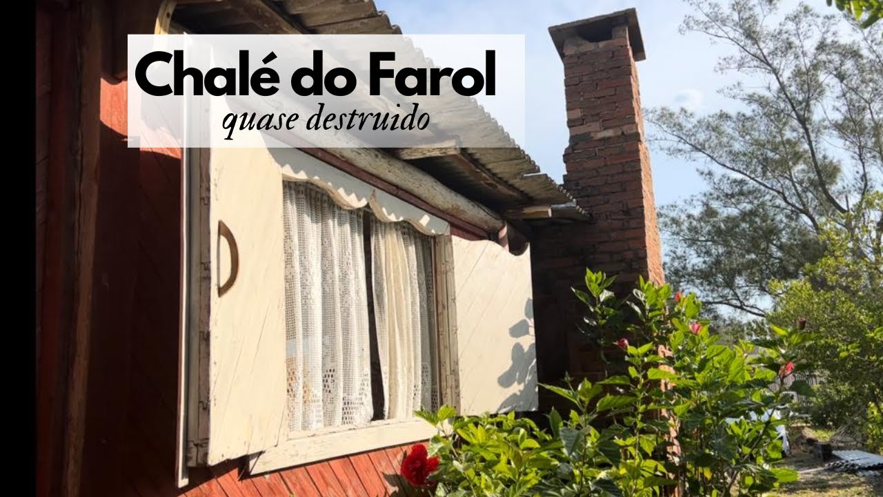 Retornando após 8 meses ao chalé do farol quase destruído /Não perca sorteios no final Tábua rústica