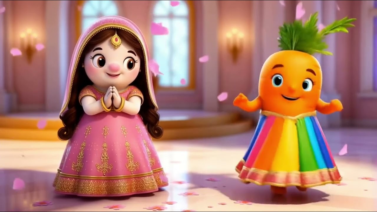 Aloo Ki Nikli Baraat 🥔 | Funny Sabzi Wedding | Hindi Rhymes for Kids
