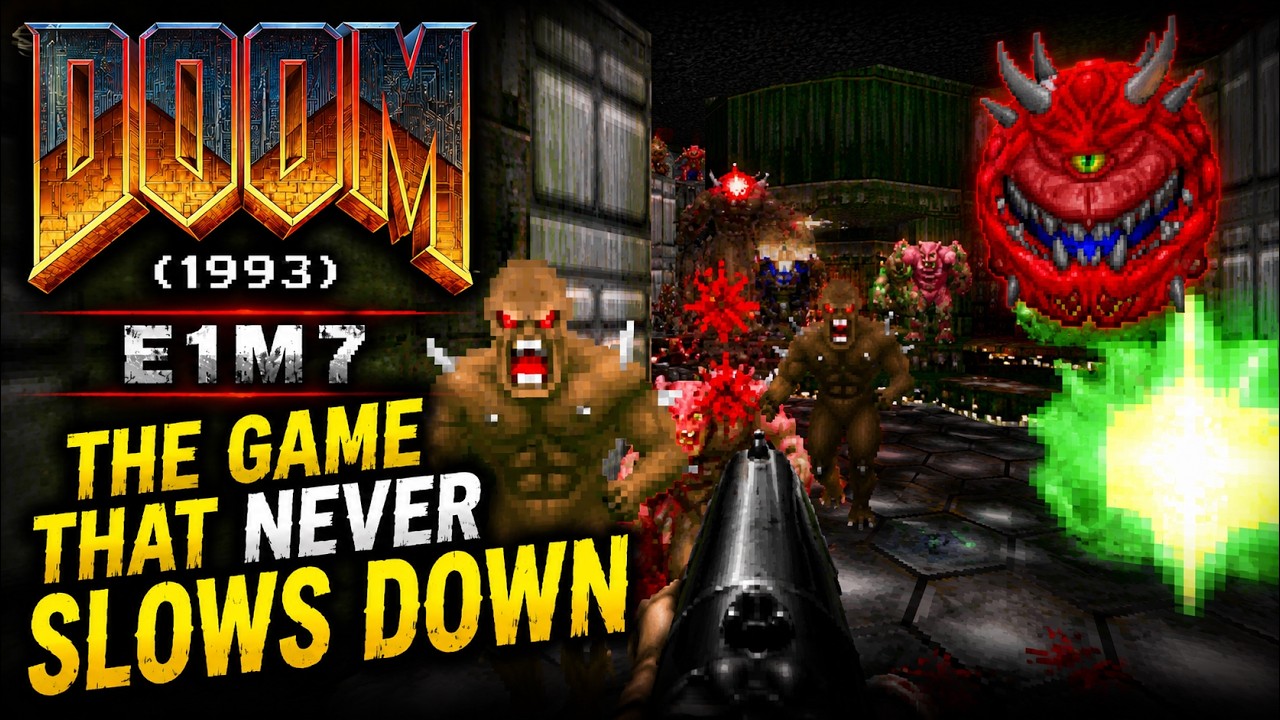 DOOM (1993) | E1M7 | The Game That Never Slows Down