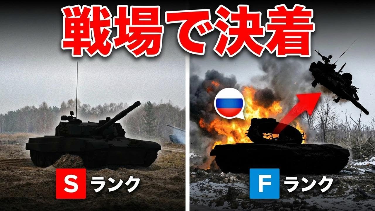 ウクライナ戦争で本当の最強戦車が明らかに！