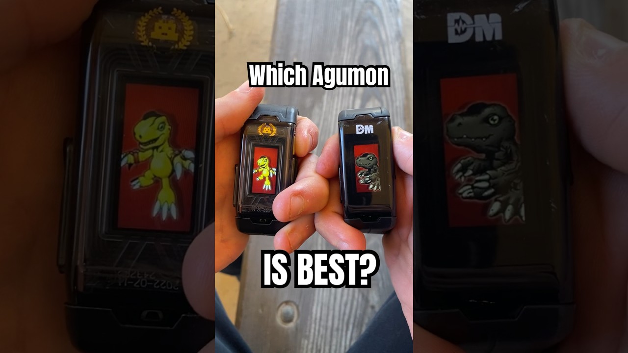Which Agumon is BEST? Digimon Vital Bracelet BE Evolution! #shorts