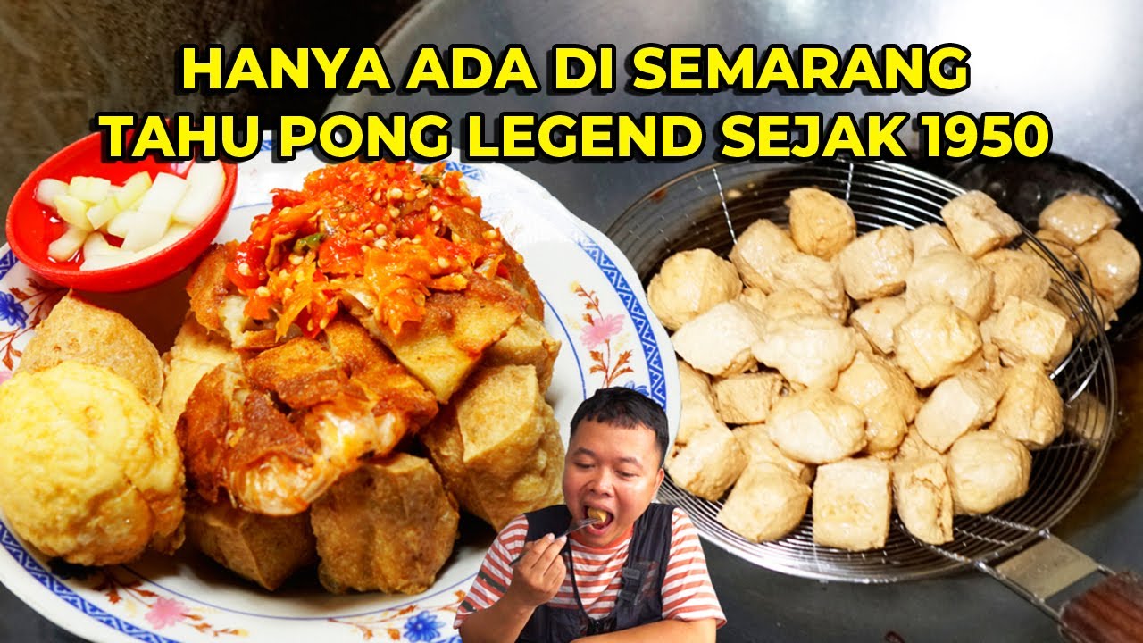 NIAT BELI MALAH DIAJARIN BIKIN TAHU PONG! SALAH SATU MAKANAN KHAS SEMARANG!