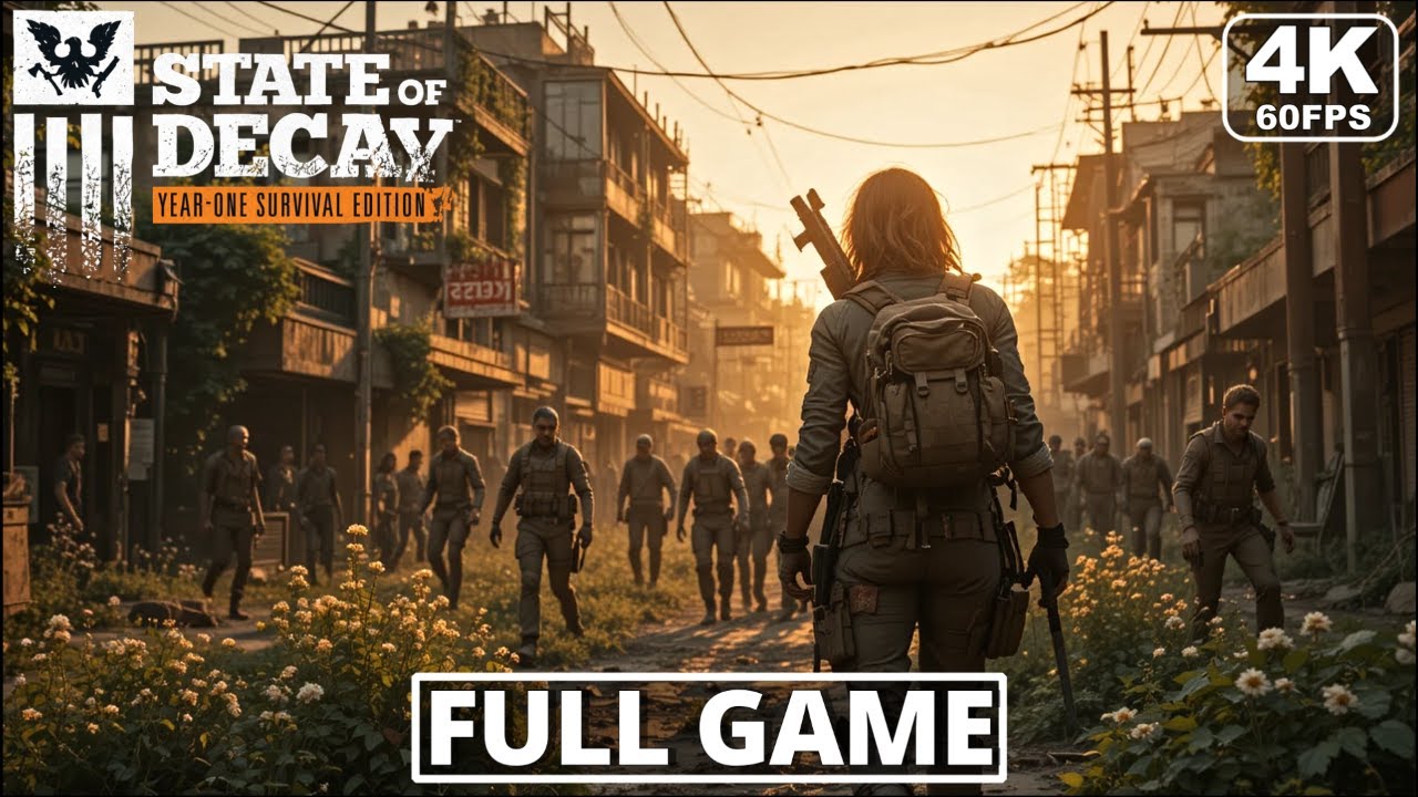 STATE OF DECAY Gameplay Walkthrough FULL GAME [4K 60FPS] - No Commentary