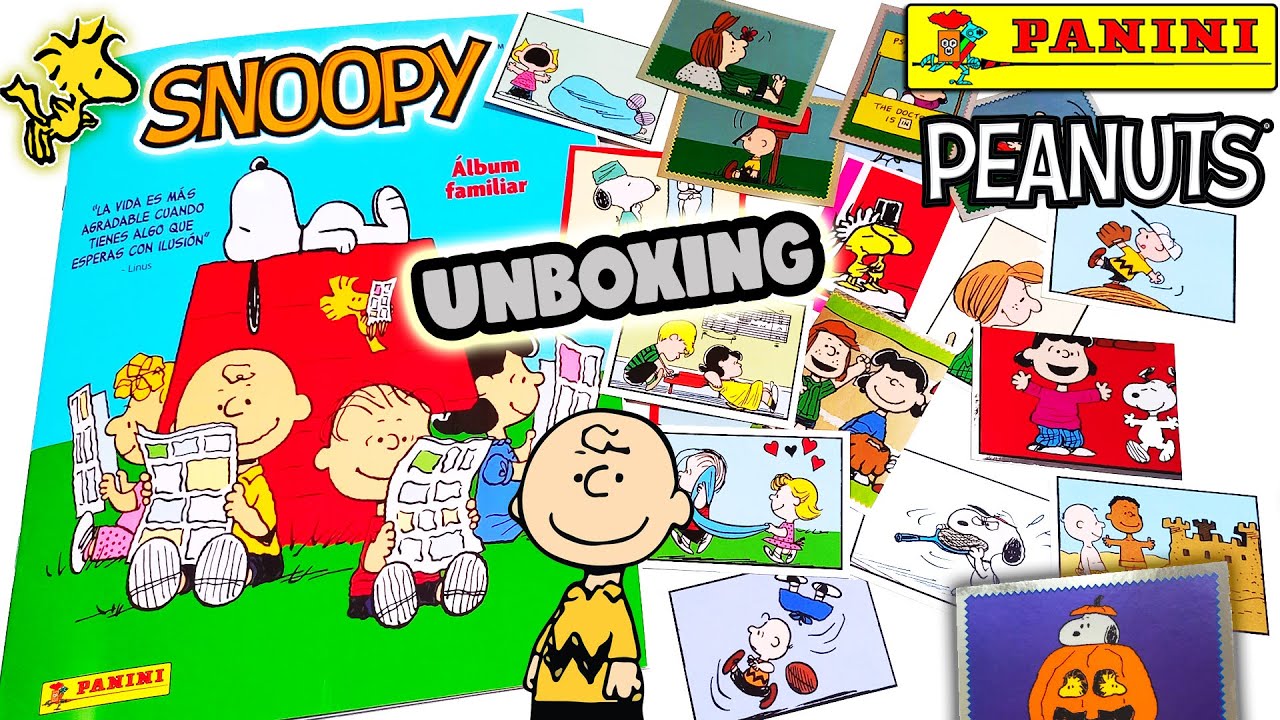 🐶ÁLBUM SNOOPY PANINI 75 ANIVERSARIO🐶 / REVIEW Y UNBOXING / EL PERRITO MAS QUERIDO DE LOS COMICS!