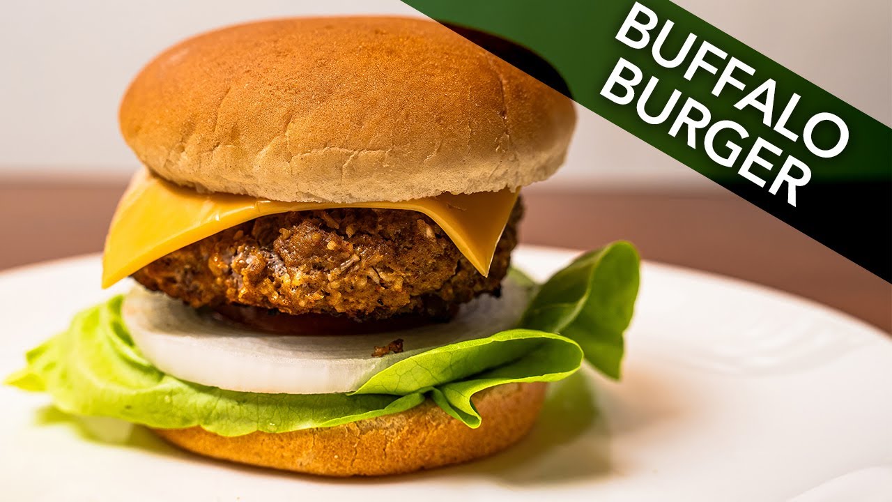 Рецепт высокобелкового бургера из мяса буйвола | Постный фарш из мяса бизона (приготовление за 20...