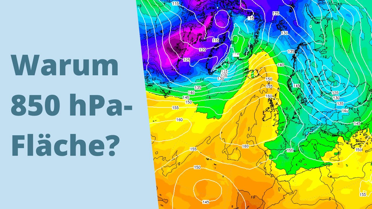 Warum verwenden #Meteorologen Karten der 850 hPa-Fl&auml;che? #Wetter