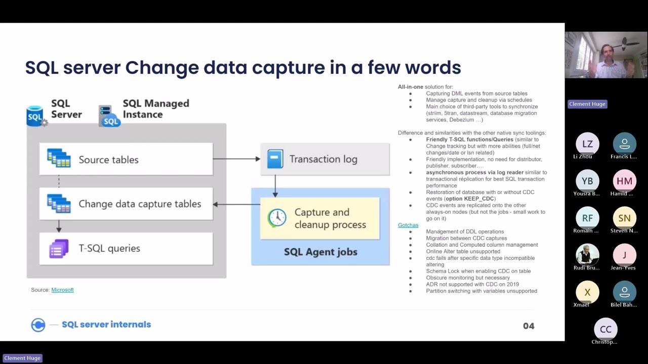 Retour d’expérience client sur le change data capture et la gestion des opérations DDL