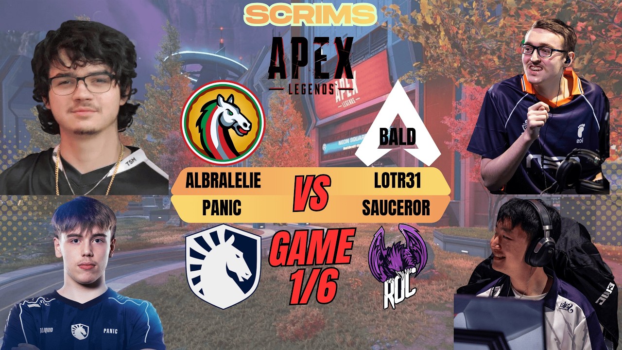 ALBRALELIE vs SAUCEROR vs PANIC vs LOTR31 😱🔥| Apex Legends