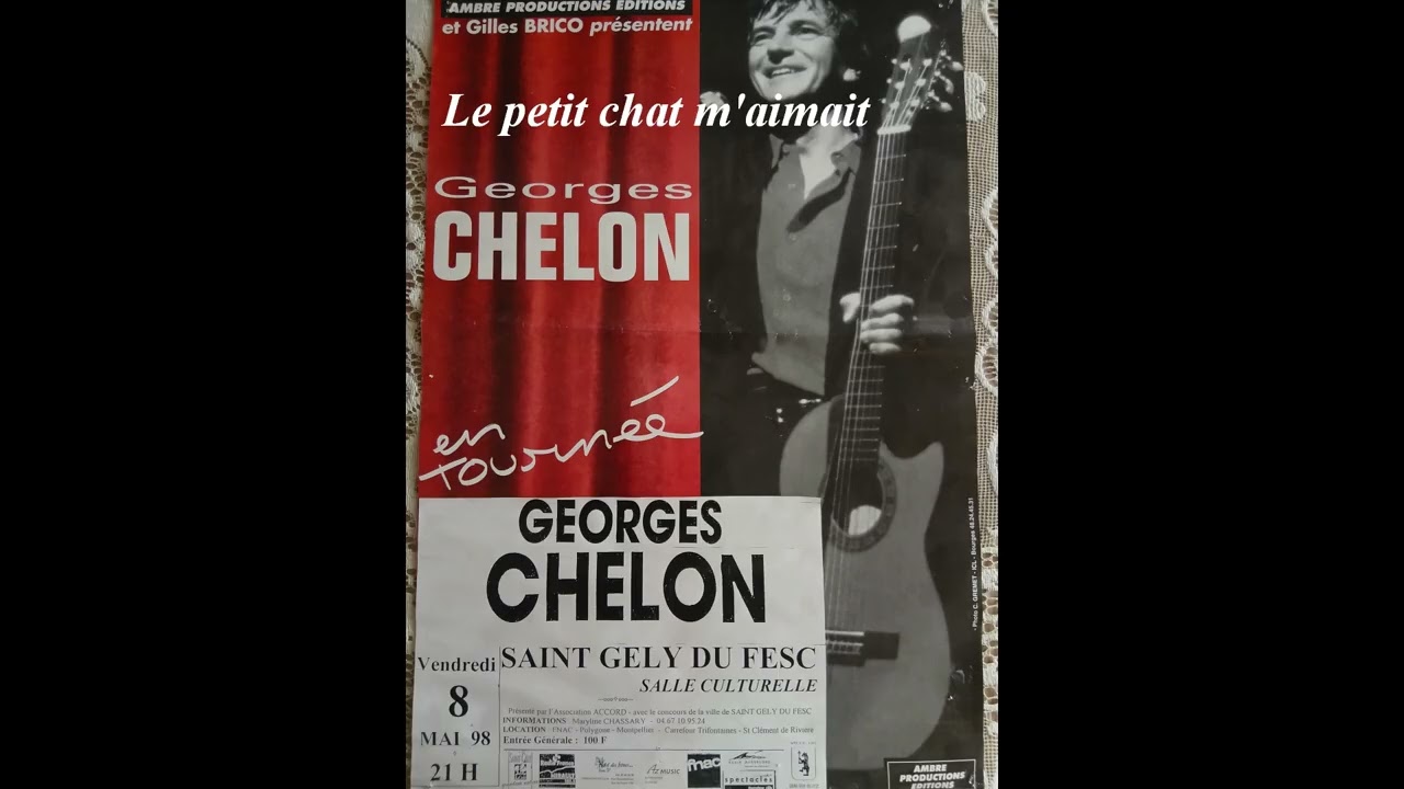 CHELON en concert-Le petit chat m'aimait