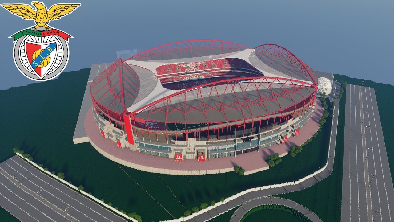 4K Minecraft - STADIUM - Estádio da Luz (S.L. Benfica ) [Official] + DOWNLOAD