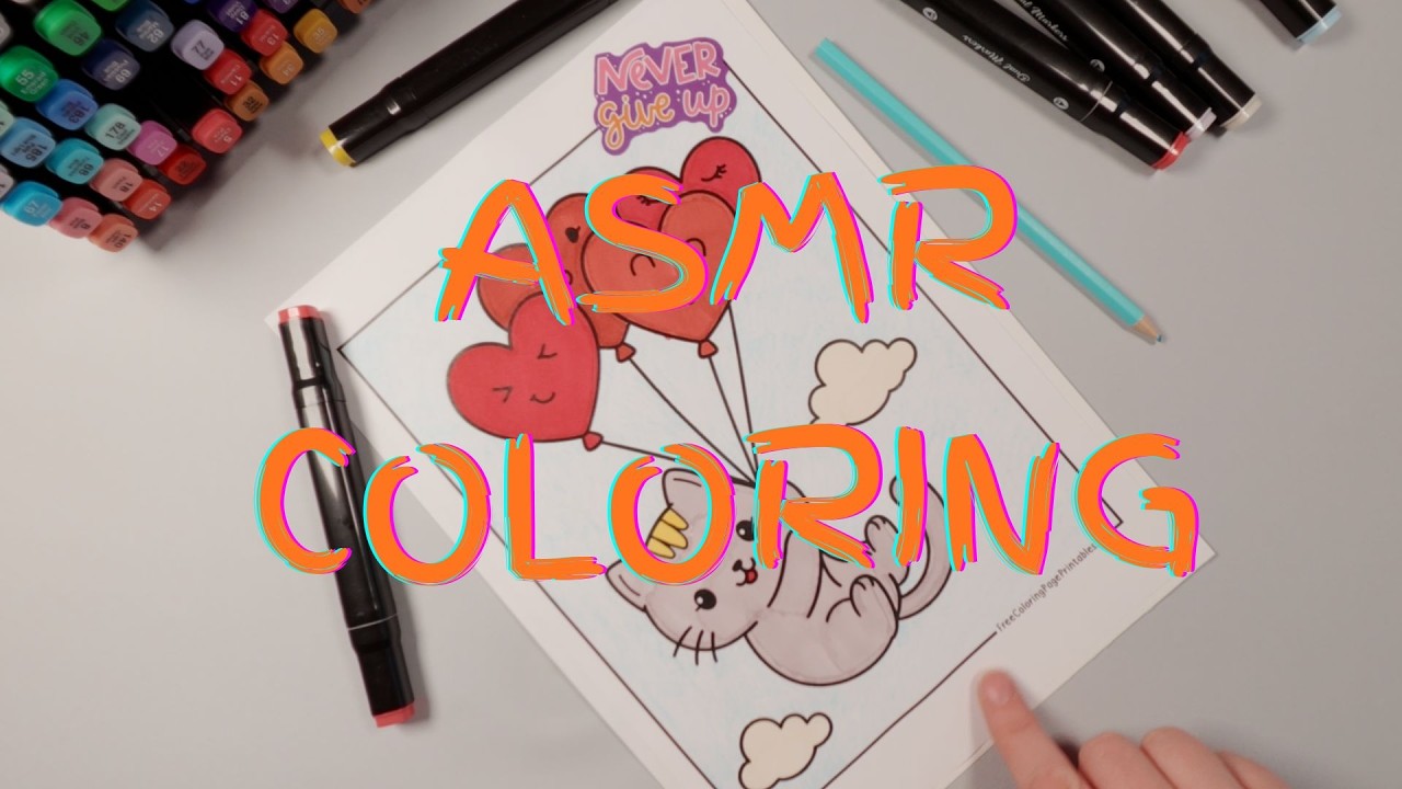 ASMR Coloring for Deep Relaxation 🎨✨ Calm & Satisfying Sounds