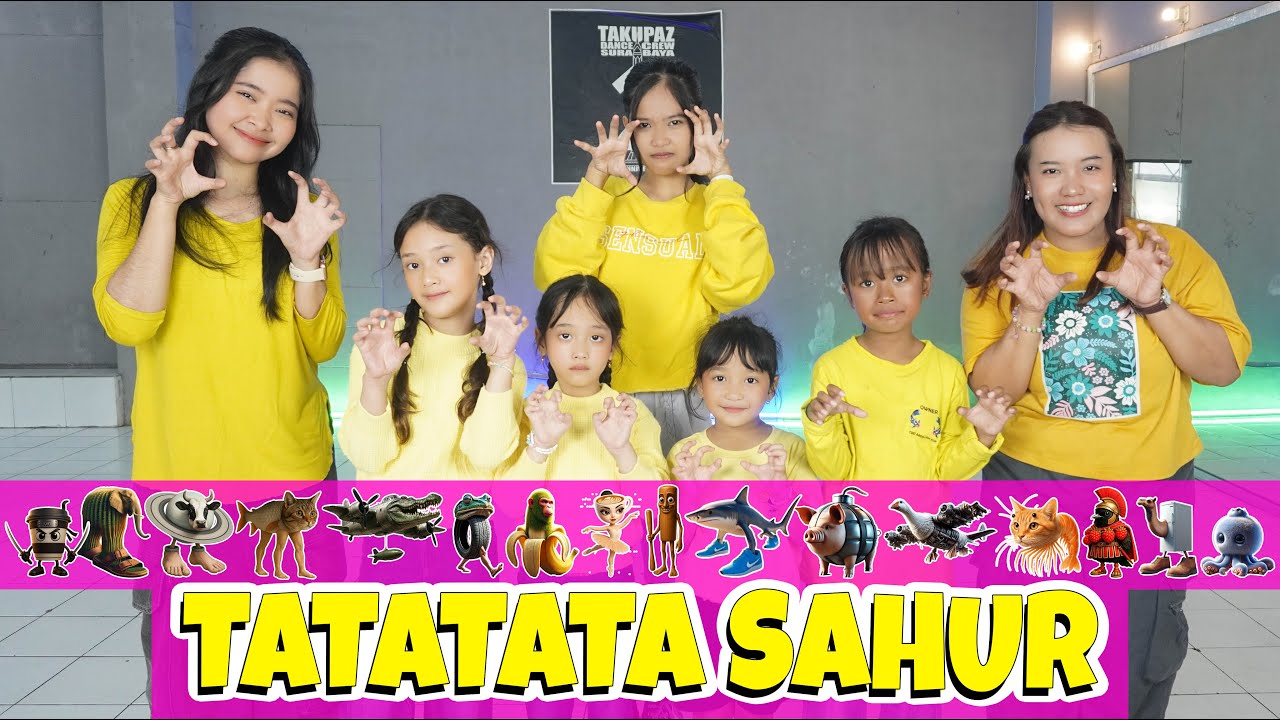 TATATATA SAHUR | DANCE ANOMALI BRAINROT| BALLERINA CAPPUCINA | TAKUPAZ SURABAYA