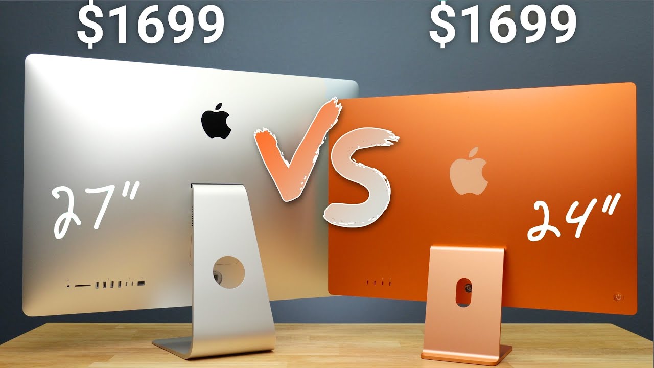 M1 iMac среднего класса против iMac 2020 года по той же цене! 24 против 27
