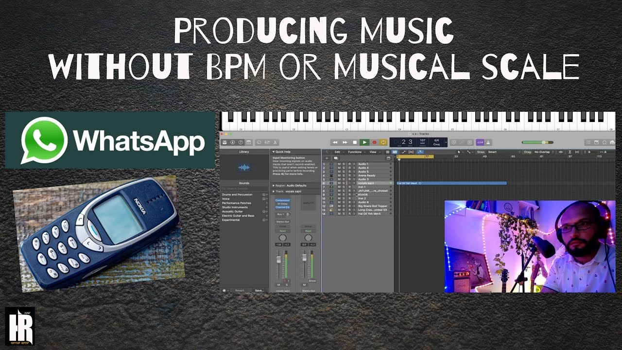 Producing MUSIC without BPM or Metronome #AudioChotayTotay