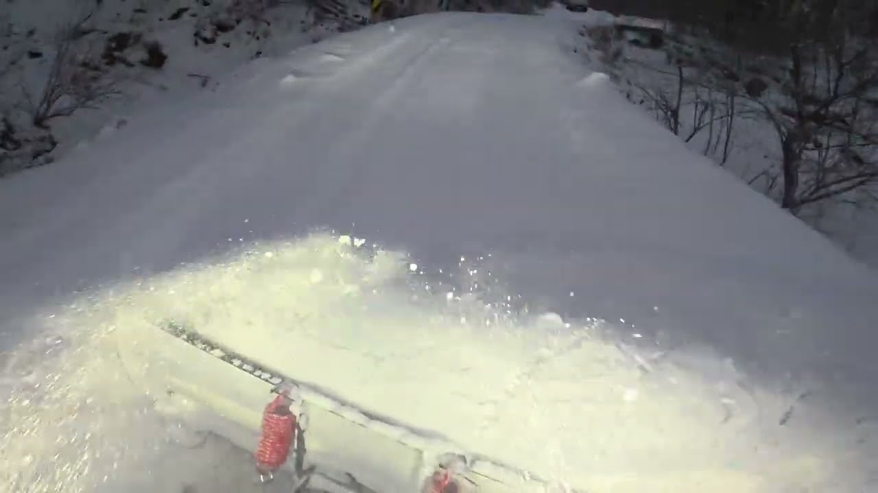 강원도 평창 폭설 ｜Snow plowing with ATV｜CFMOTO  CFORCE
