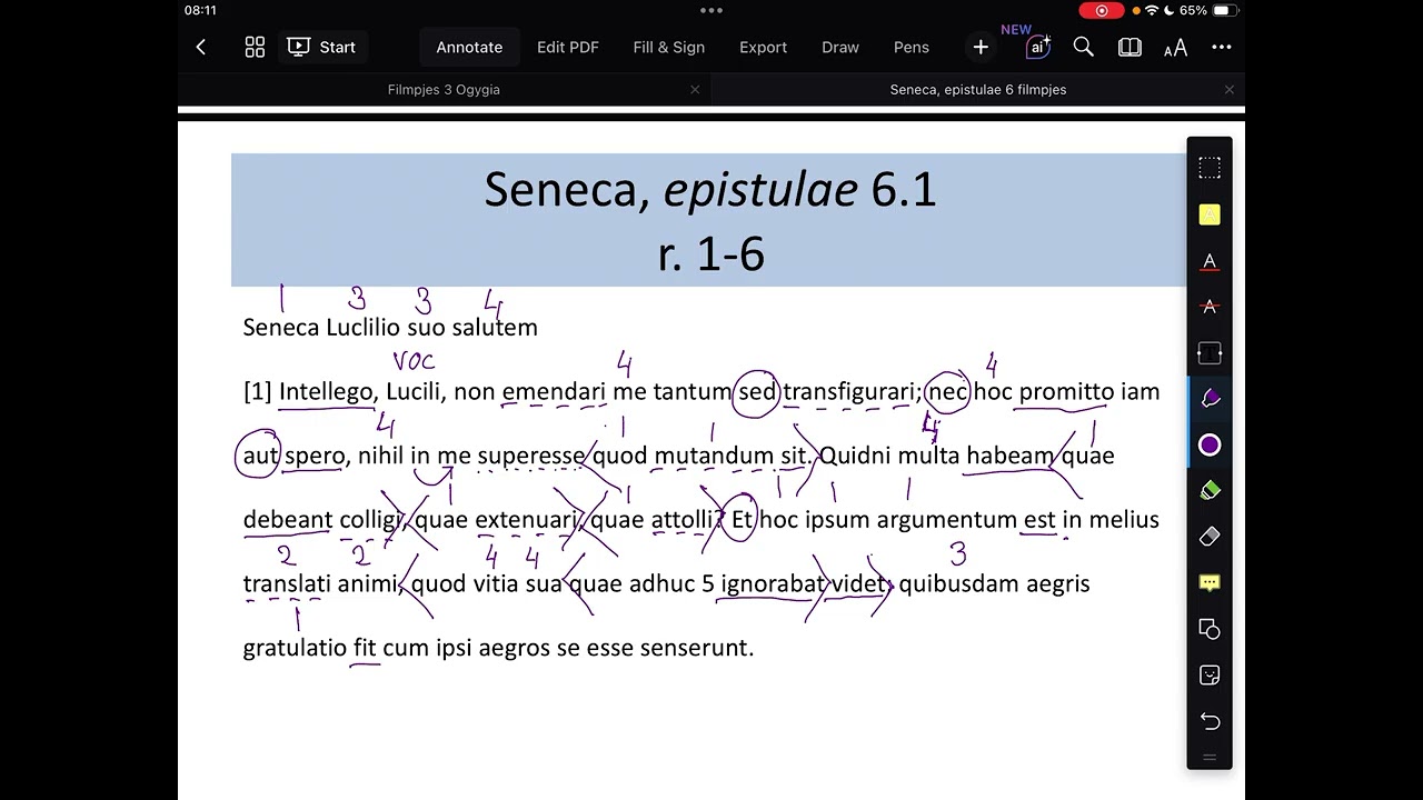 Seneca epistula 6: 1 + 2 + 3 Ware vrienden delen alles met elkaar