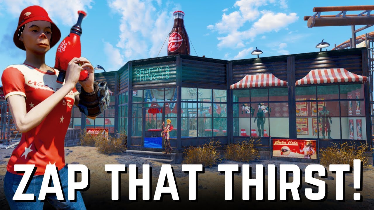 Nuka Cola GIFT SHOP Build! | Fallout 76 CAMP Tutorial