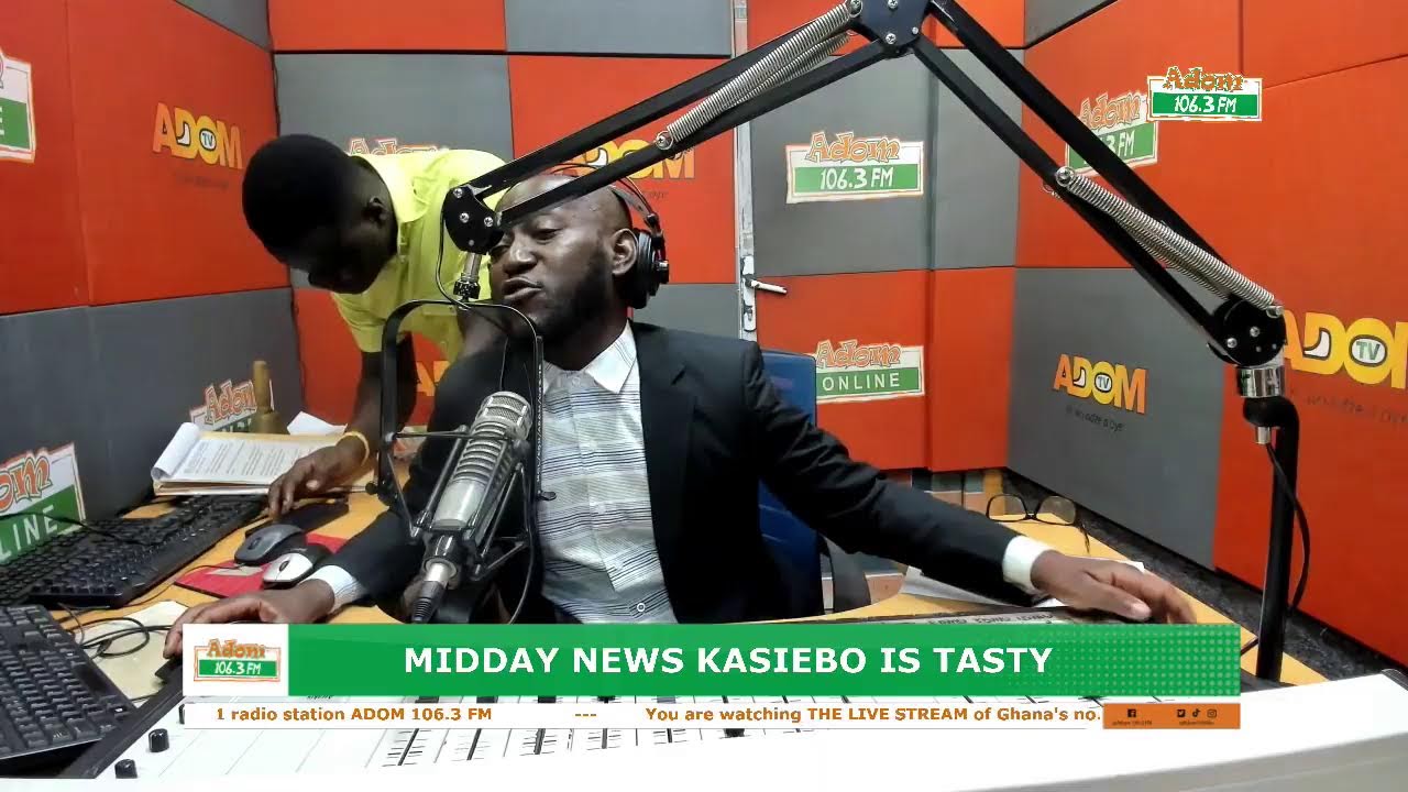Midday News Kasiebo Is Tasty on Adom 106.3 FM (01-12-25)