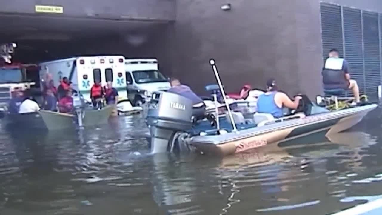 New Orleans firefighters share never before seen video of rescues during Hurricane Katrina
